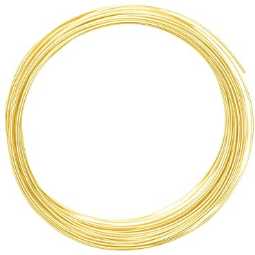 Vaessen Creative Aluminiumtråd 1 mm 10 m solgul,
