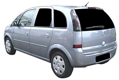 Solarplexius Auto-Sonnenschutz Scheiben-Tönung passgenau für OPEL MERIVA A Bj. 2003-10 Keine Folie Komplettsatz