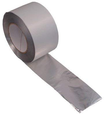 6x Aluminiumklebeband, 50mm x 100m B1 - wasserdichtes Alu-Klebeband zur Isolierung und Abdichtung