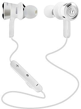 Monster Clarity HD-Cuffie Bluetooth intrauricolari, colore: bianco/cromato