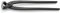Knipex Concreters' Nipper (Concreter's Nippers or Fixer's Nippers) black atramentized 280 mm (self-service card/blister) 99 00 280 SB