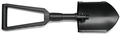 Gerber Gear 05942 E-Tool, Spaten ohne Scheide, Schwarz