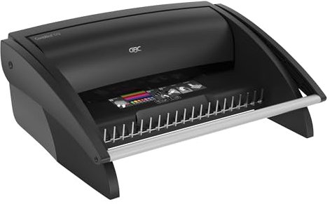 GBC CombBind C12 Bindemaschine, 12 Blatt Stanzkapazität, 200 Blatt Bindekapazität, schwarz (7706171)