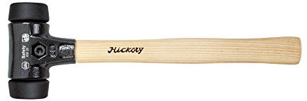 Wiha Martello per faccia morbida di sicurezza medio duro/medio duro 832-33 30 SAFETY 2xSCHW, nero, 290mm, 300g, Ø 30mm