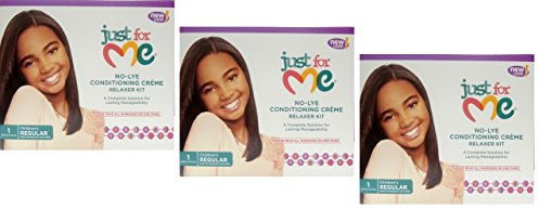 3x Relaxer/Glättungscreme Soft & Beautiful KIDS Just for me ! Conditioning Creme Relaxer REGULAR/NORMAL