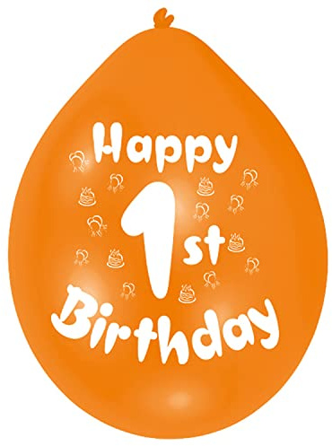 Balloon pk10 22cm H 1st Bday