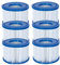 Bestway - Cartuccia per filtro taglia VI compatibile con le pompe Lay-Z-Spa modelli Miami, Vegas, Palm Springs, Monaco 6 Filters