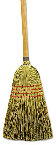 Boardwalk Mixed Fiber Maid Broom, Mixed Fiber Bristles, 55 Overall Length, Natural