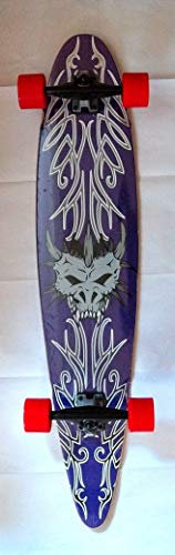 Flexcruising Longboard Viller 42 inch Ahorn 5 Lagen Graphik beidseitig 106 x 22 cm