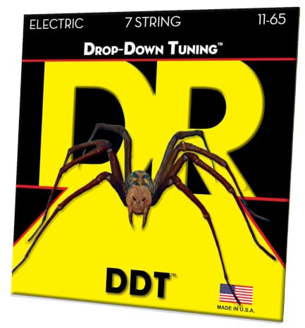 DR E DROP DDT7-11 Drop-Down Tuning Medium Heavy Saite (7-String)
