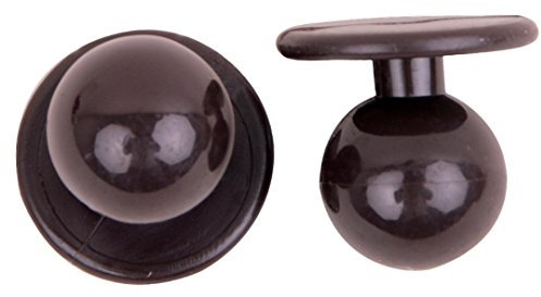 Kochknöpfe Kochknopf Kugelknöpfe Knöpfe à 12 Stück in Toffee