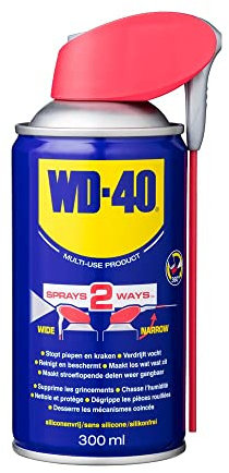 WD-40 Mehrzweckprodukt Smart Straw - Multi Spray Oil & Lubricant. Entfernt Fett, schützt vor Rost und stößt Wasser aus, 300 ml