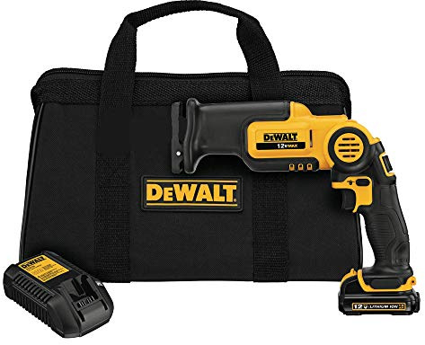 DEWALT 12V MAX* Pivot Reciprocating Saw Kit (DCS310S1)