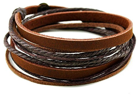 axy WICKELARMBAND Serie 1 TWIC1! ECHT Leder Armband Surfer Surferarmband (TWIC1-13)