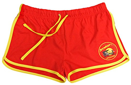 Lifeguardgear Baywatch Ladies RED/Yellow Shorts (Large)