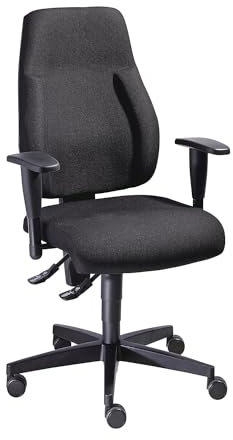 TOPSTAR | Bürostuhl Lady SITNESS | Permanentkontakt-Mechanik, Rückenlehnenhöhe 580 mm, schwarz