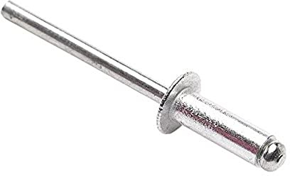 Merriway BH04091 (100 Pcs) Heavy Duty Pop Rivet, 4.0mm x 10mm (5/32 inch x 3/8 inch) - Pack of 100 Pieces