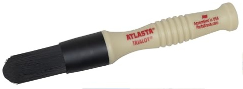 Atlasta (AT101) - Cepillo de Limpieza de Piezas (9.75 Pulgadas, 121.9 g) para Limpiar Piezas de Motor de automóviles, Motores pequeños, Detalles de automóviles, Barcos, Suciedad doméstica