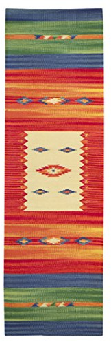 Jute & Co. Teppich aus Baumwolle, Mehrfarbig, maschinenwaschbar, 60 x 200 cm