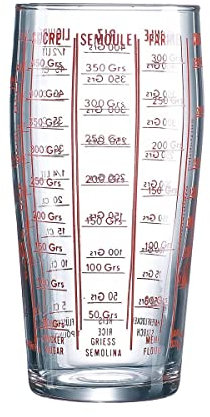 LUMINARC FILO - Vaso Medidor Alto Vidrio 8X8X16Cm - 59Cl