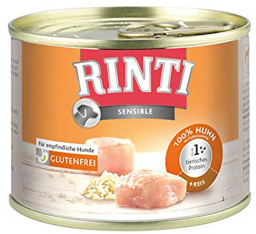 Rinti Hundefutter Sensible Huhn & Reis 185 g, 12er Pack (12 x 185 g)