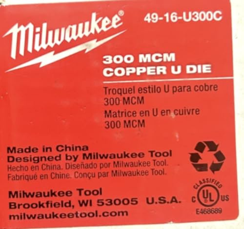 Milwaukee - Troquel (300 mm), color cobre