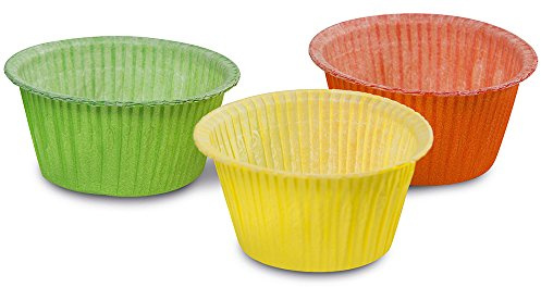 Guardini, Set de 6 moules à muffins Ø 5 cm, Jetable, Papier sulfurisé, Couleurs assorties, Fabriqué en Italie, Ligne Easy Bake