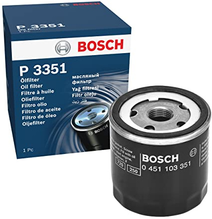 BOSCH Ölfilter 0451103351 | Kompatibel mit: ALFA ROMEO 147, 155, 156, 156 Sportwagon, 164, 166, GT, GTV, SPIDER, AUTOBIANCHI Y10, FIAT 127, 128