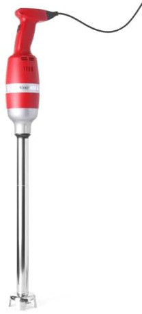 HENDI Conjunto: batidora de mano-brazo batidor de 40cm -accesorio batidor de varillas de 33cm y soporte de almacenamiento de pared, velocidad variable, 230V, 400W, ø100x(H)765mm, PA, acero inoxidable