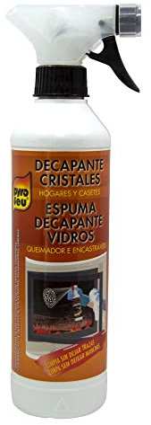 Pyrofeu – Mousse Décapante pour Vitres d’Inserts, Cheminées et Poêles- Principe Actif Concentré - Fabrication Française - 500ml