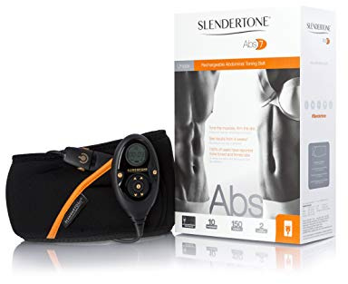 Slendertone Abs7, Ceinture de Tonification Abdominale Mixte Noir 69-119 cm