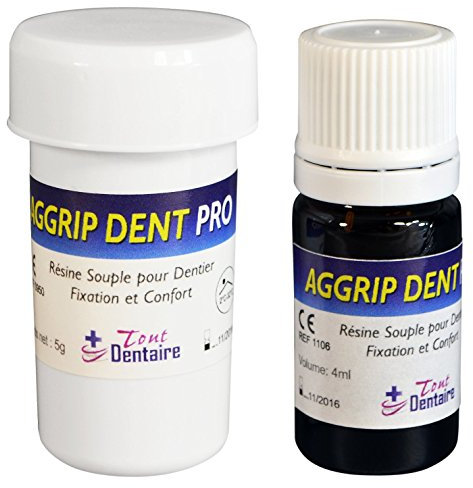 AGGRIPDENT PRO - Fixer votre dentier sans Colle Dentaire pendant 12 mois !