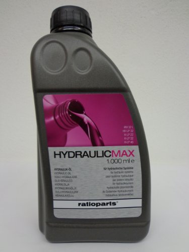 Ratioparts, Olio Idraulico Hydraulicmax, Trasparente, tanica da 1 l, codice Articolo HVI32 [Etichetta in Lingua Italiana Non Garantita]