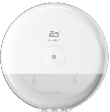 Tork SmartOne® Mini Spender für Toilettenpapier Weiß T9, Elevation Linie, 681000 | Weiß