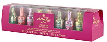 Anthon Berg - Chocolate Liqueurs - Cocktails Flavours - 16 bottles 250g - With a delicious liquid filling