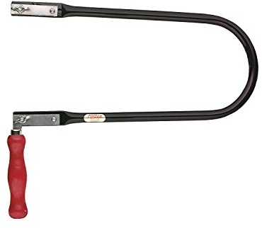 SCHIESSEL 36300125 Laubsägebogen mit Flügelmuttern Ausladung 300 mm