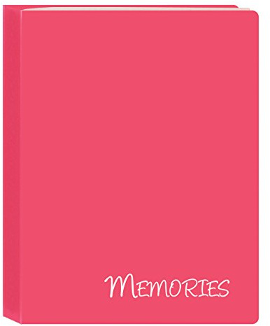 Pioneer Photo Albums I-46M/PK 36 Pockets Hold Memories Mini Photo Album, Pink, 4 x 6
