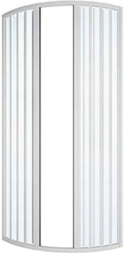 Cabina de ducha circular con fuelle modelo Ilaria Lux Cabina PVC 75 x 75 cm