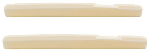 Musiclily Selleta de Hueso para Puentes de Guitarra Acústica,DJ-12 72x3x9mm (2 piezas)