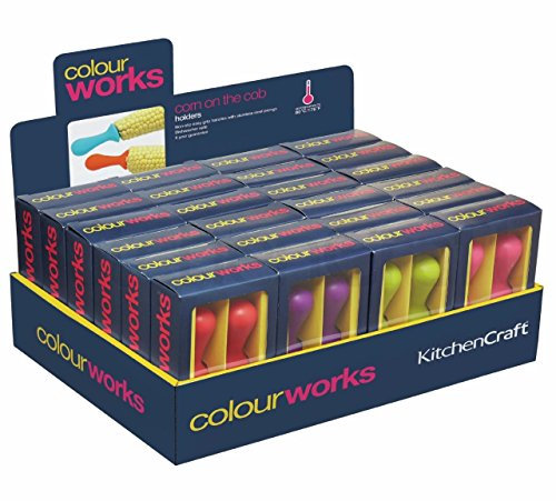 Kitchen Craft 2-teilig Colourworks Maikolbenspieße Paar, Mehrfarbig