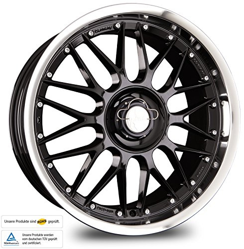 KESKIN KT4 BLACK LIP POLISH 7,5x16 ET20 5.00x100.00 Hub Hole 72.60 mm - Alu felgen