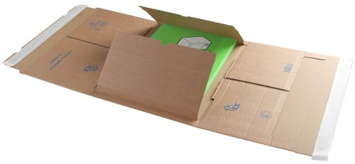Vita Packaging 455 x 320 mm 120 Bokförpackning Peel And Seal Ppw68 Kraft, Förpackning Med 25