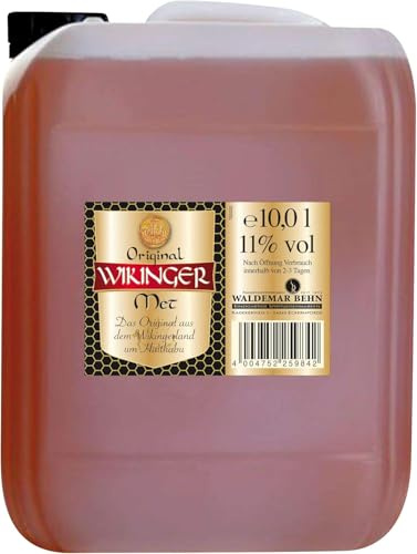 Original Wikinger Met | 1 x 10l im Kanister | Honigwein aus der historischen Ursprungsregion in Norddeutschland | fruchtig aromatisch | Das Originall