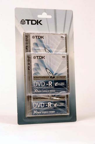 TDK DVD-R 1.4GB 8 cm DVD blank 1.4 GB