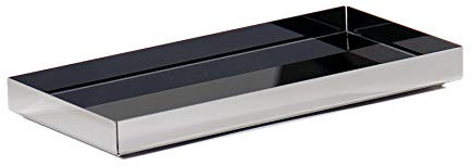 Schönbeck Design Kammschale - Edelstahl + Glas - Made in Germany (schwarz/poliert)