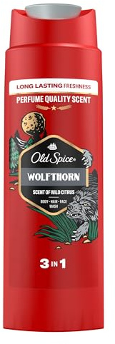 Old Spice Wolfthorn Duschgel für Männer XL 400ml Maskuliner Duft for man