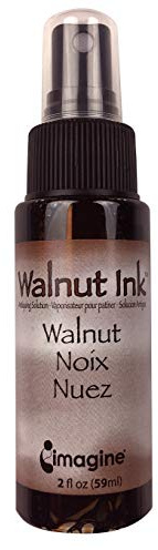 Tsukineko 2 Fluid Ounce Walnut Ink Antiquing Solution, Walnut