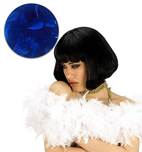 Carnival Toys 8265 - Federboa, 180 cm, Größe 45, blau