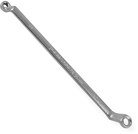 OEMTOOLS 25318 Brake Bleeder Wrench 1/4 Wrench and 3/8, Dual Size Brake Bleeder Tool, S-2 Steel, Offset Design for Easy Access to Bleeder Screws