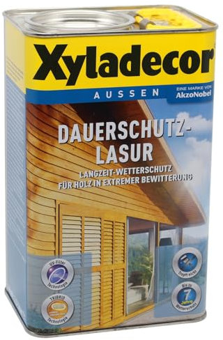 Xyladecor Dauerschutz-Lasur eiche 4 Liter